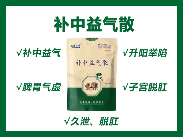 補中益氣散---補中益氣，升陽舉陷。